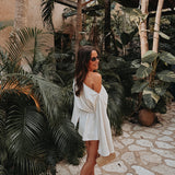 HOLBOX BEIGE LINEN TWO-PIECE SET