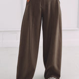 LIEKE TAUPE WIDE LEG PANTS