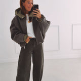 FALLEN LEAVES TAUPE JACKET