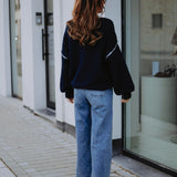 JULIANA DARK BLUE SWEATER