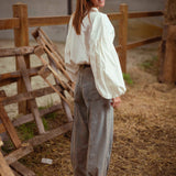 BALLOON WIDE LEG JEANS T412