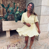 CARMELA YELLOW MUSTHAVE DRESS