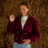QUINLEY SOFT BORDEAUX JACKET