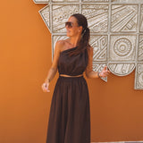 BELLISSIMA BROWN TWO-PIECE SET