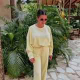 JOSEFINA YELLOW COMFY TWO-PIECE SET