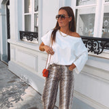 BRIGITTE ASYMMETRIC WHITE T-SHIRT