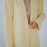 NERISSA SOFT YELLOW BLAZER