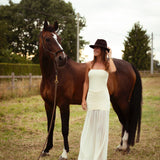 BRIAR ECRU BANDEAU MAXI DRESS