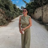 MARAVILLA KHAKI JUMPSUIT