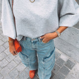 FIORA GREY SWEATER