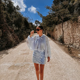 NEREA LIGHT BLUE BLOUSE