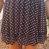 PUERTO RICO BROWN POLKADOTS SKORT