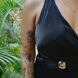 NATALIA BLACK HALTER JUMPSUIT