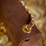 MARSHAL BROWN SUEDE BAG