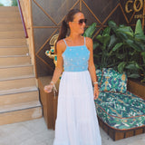 SAN JUAN WHITE MAXI SKIRT