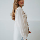 SASKINE BEIGE BLAZER BLOUSE