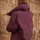 ANOUSHKA'S FAVOURITE BURGUNDY AUTUMN JACKET