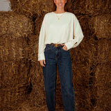 YVAINE ECRU LONGSLEEVE SHIRT