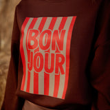 BONJOUR BROWN SWEATER