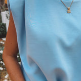 SHEILA LIGHT BLUE TOP