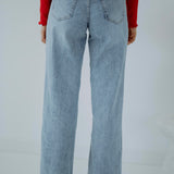 BLUE WIDE LEG JEANS 9136-4