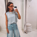 CLARA GREY T-SHIRT