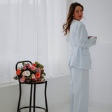 YASMIN LIGHT BLUE BLAZER