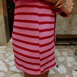 TIJUANA PINK STRIPED SKORT