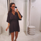 SANDRINE BROWN DRESS