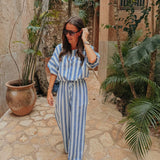 HERMOSILLO BLUE STRIPED PANTS