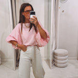 ANAELLE LIGHT PINK BLOUSE