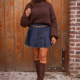 JUDITH BROWN ROLL NECK SWEATER