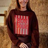 BONJOUR BROWN SWEATER
