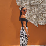 ZEBRA BLACK/WHITE PANTS