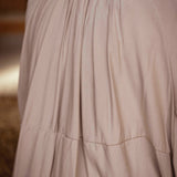 FAYE TAUPE ZIP BLOUSE