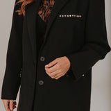 FIERCE BLACK STUDS BLAZER