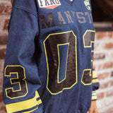 MANYSTON DARK BLUE SWEATER