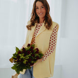 VALENTINE YELLOW HEART LONGSLEEVE SHIRT