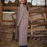 DELMA LONG TAUPE BLAZER