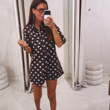WENDY BROWN POLKADOTS PLAYSUIT