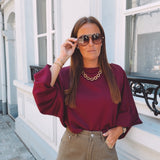 FIORA BORDEAUX SWEATER