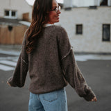 JULIANA BROWN SWEATER
