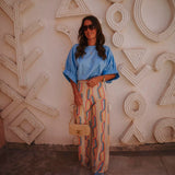 DOHA LIGHT BLUE BLOUSE