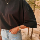 ALEJANDRA BLACK OVERSIZED T-SHIRT