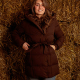 MARLENE BROWN PUFFER JACKET
