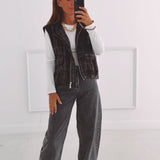 DARK GREY BARREL JEANS 668-G