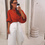 AMARIS RED BLOUSE