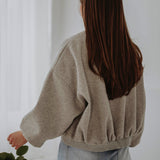 VERONIQUE GREY BOMBER JACKET