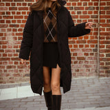 YELENA BLACK ARGYLE SWEATER