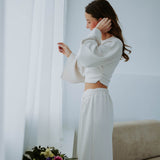 DAYDREAMER BEIGE TWO-PIECE SET